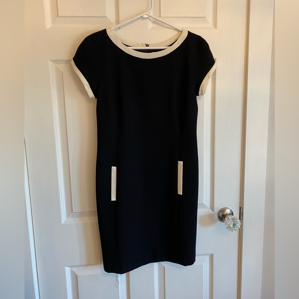 Black w/ white details dress by Casual Corner size 6.